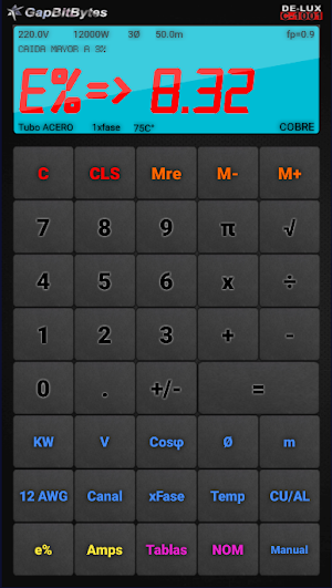 Calculadora de Potencia DE-LUX Screenshot 3