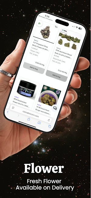 Cannabis Connection Delivery Screenshot 1