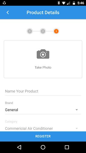 General Air Conditioner Customer App Screenshot 3