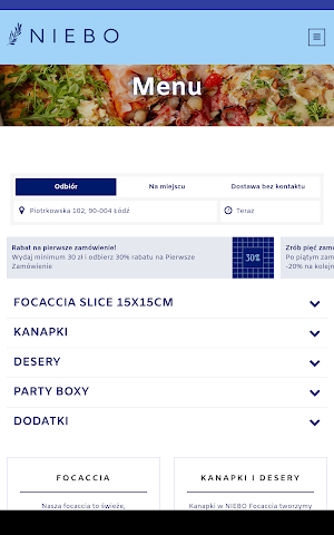 NIEBO focaccia Screenshot 2