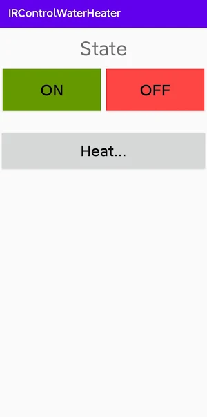 IRControlWaterHeater Screenshot 0