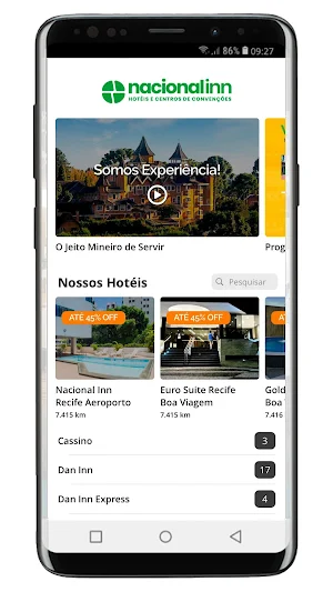 Nacional Inn Hoteis Screenshot 0