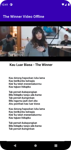 The Winner Video Offline Screenshot 1