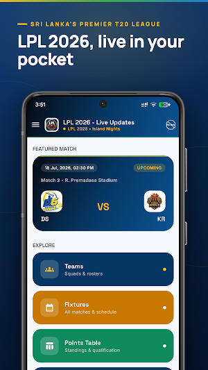LPL 2026: Live Cricket Score Screenshot 0