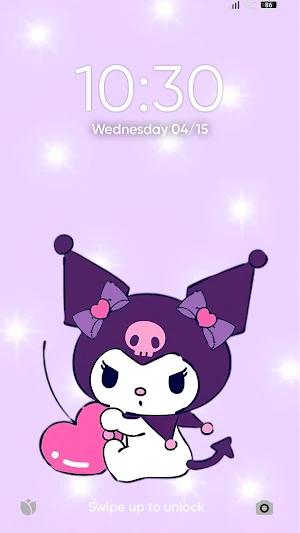 Cute Kuromi Wallpaper Melody Screenshot 3