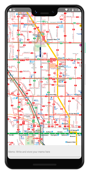 TORONTO SUBWAY STREETCAR MAP Screenshot 3