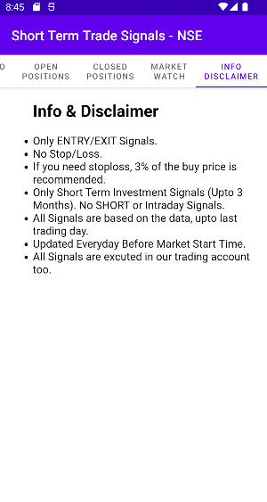 NSE EOD Signals Screenshot 3