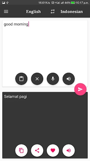 Indonesian-English Translator Screenshot 2