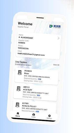 KSE Suppliers Screenshot 0