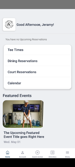 Cartersville Country Club Screenshot 1