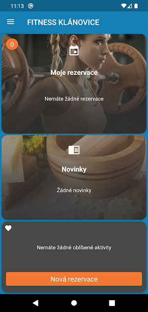 FITNESS KLÁNOVICE Screenshot 1