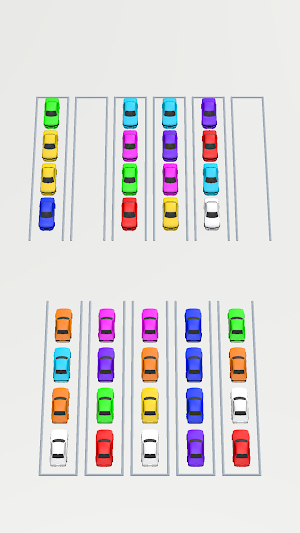 Color Sort Puzzle: Parking 3D Screenshot 2