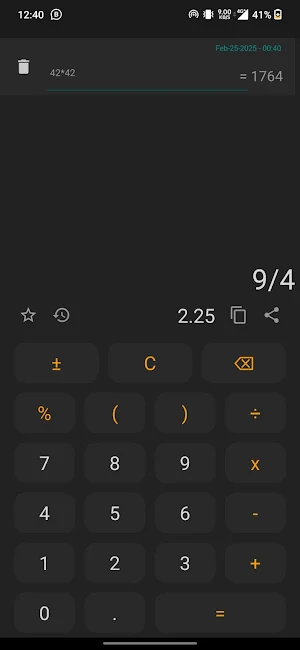 HandyCalc calculator Screenshot 3