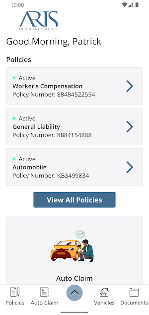 Aris Insurance Group Screenshot 1