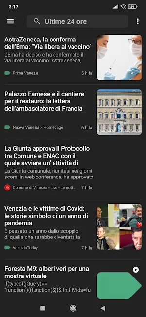 Venezia notizie Screenshot 2