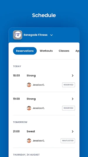 Renegade Fitness Screenshot 3