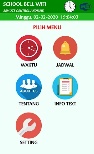 REMOTE BELL SEKOLAH WIFI Screenshot 0