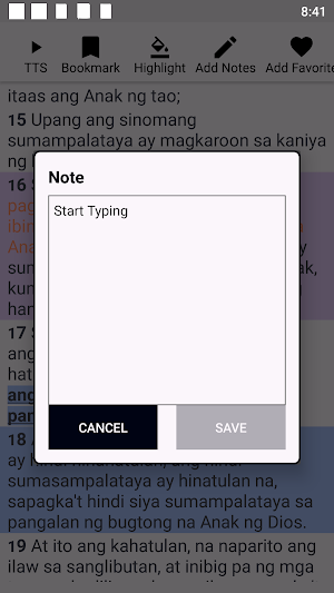 Ang Biblia Tagalog Bible Screenshot 0
