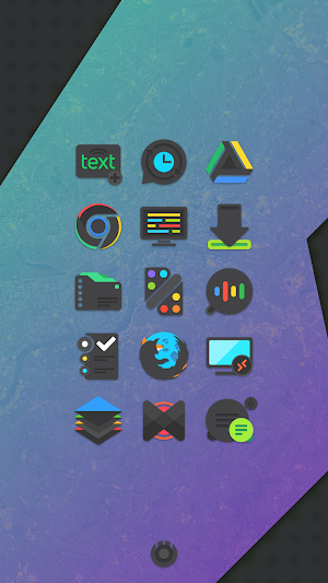CRISPY DARK - ICON PACK Screenshot 0