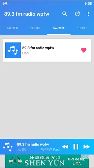 89.3 fm radio for wpfw Screenshot 1