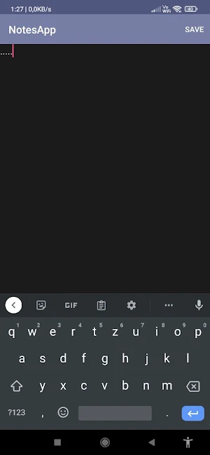 Notes Screenshot 1