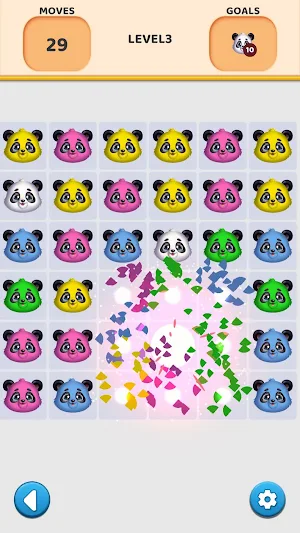 Panda rush Match puzzle Screenshot 1
