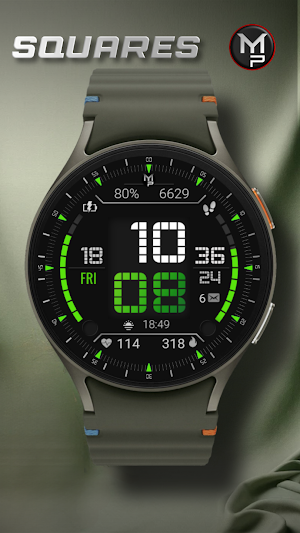 SQUARES - Watch face Screenshot 3