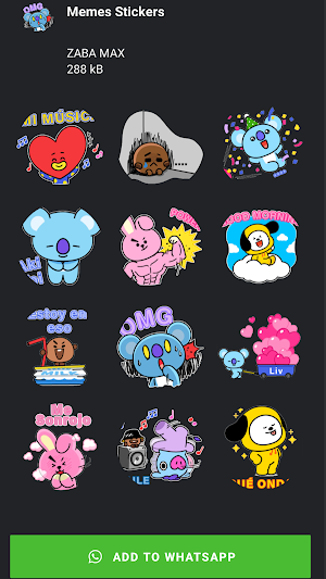 Animated Meme Stickers For Wha Screenshot 2