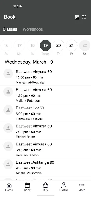 Eastwest Yoga Screenshot 1