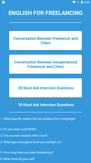 English For Freelancing Screenshot 3