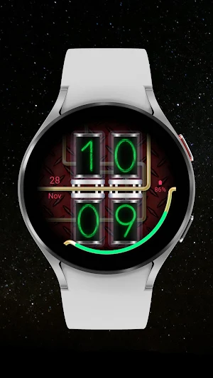 Nixie Numbers Watch Face Screenshot 1