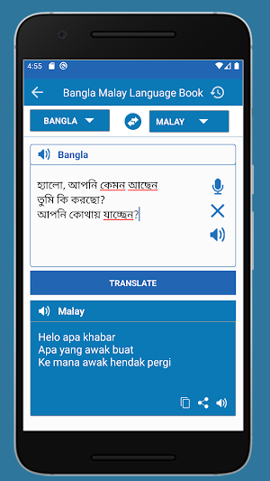Malaysia to Bangladesh Language Screenshot 2
