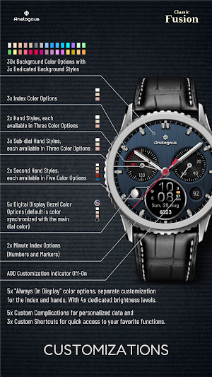 Fusion - Hybrid Watch Face Screenshot 2
