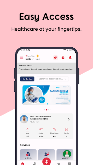 Abha  Hospital - Patient App Screenshot 0