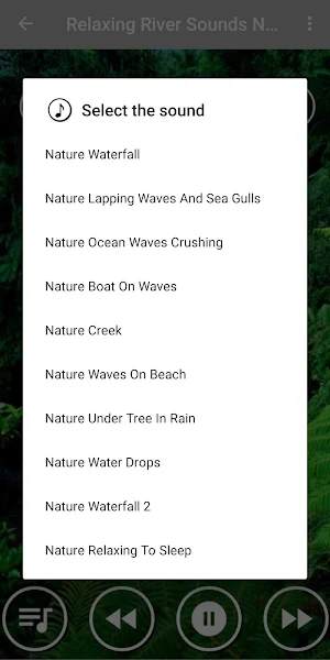 Gentle Relaxing River Sounds Screenshot 1