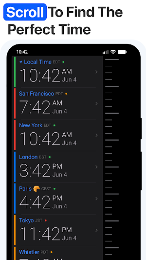 FlutterTime Timezone Converter Screenshot 1