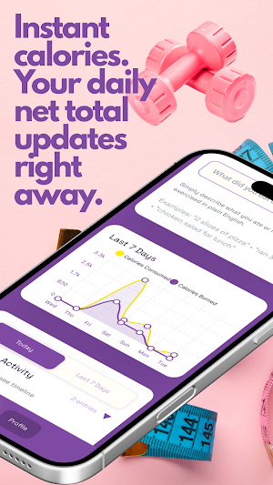 Food & Fit: Calorie Tracker Screenshot 2
