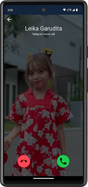 Leika Garudita Panggilan Palsu Screenshot 2