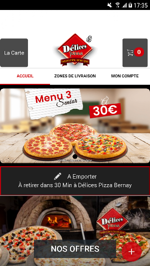 Delices Pizza Screenshot 1