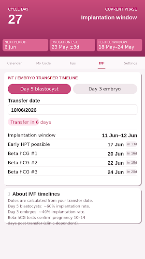 Eos — Period & Cycle Tracker Screenshot 3
