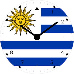 Uruguay Analog Watch Face Screenshot 3