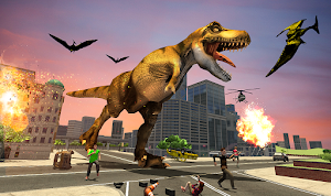 Angry Gorilla Fighting Dinosaur Destruction 2021 Screenshot 2