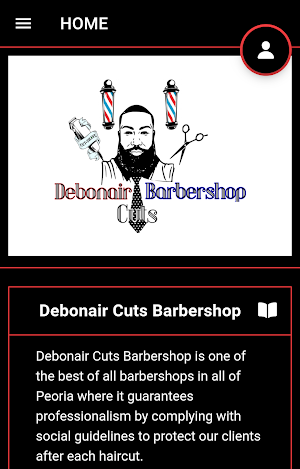 Debonair Cuts Barbershop Screenshot 1