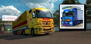 marcedes benz truck bussid Screenshot 0