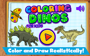 Coloring Dinosaurs For Kids Screenshot 0