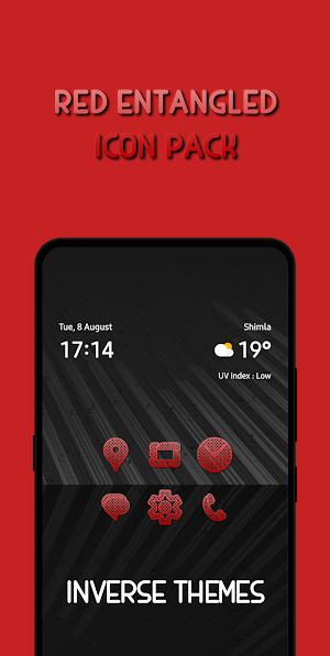 Red - Entangled Icon Pack Screenshot 0