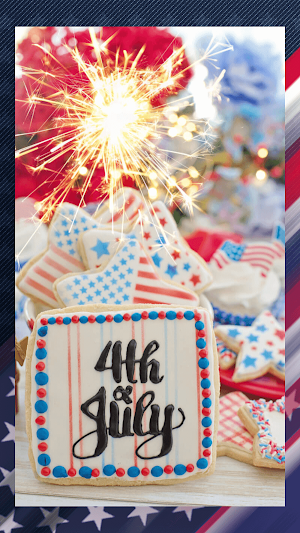 The 4th July Live Wallpaper HD Screenshot 3