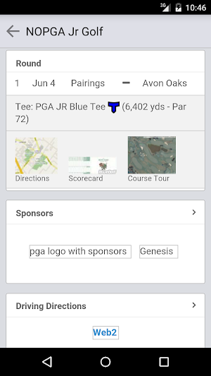 Northern Ohio PGA Jr. Tour Screenshot 1