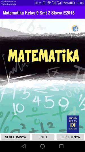 Matematika Kelas 9 Semester 2 Siswa E2015 Screenshot 0