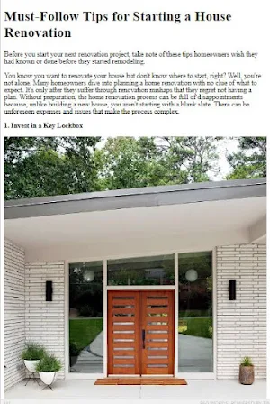 How to Do Home Renovations Screenshot 2